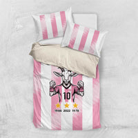 Pink Argentina 10 Goat Bedding Set History Champions World Cup