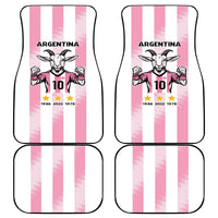 Pink Argentina 10 Goat Car Mats History Champions World Cup