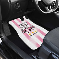 Pink Argentina 10 Goat Car Mats History Champions World Cup