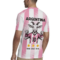 Pink Argentina 10 Goat Rugby Jersey History Champions World Cup