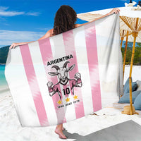 Pink Argentina 10 Goat Sarong History Champions World Cup