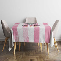 Pink Argentina 10 Goat Tablecloth History Champions World Cup