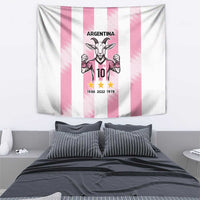 Pink Argentina 10 Goat Tapestry History Champions World Cup