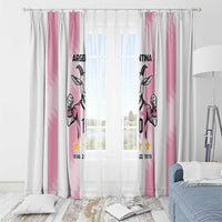 Pink Argentina 10 Goat Window Curtain History Champions World Cup