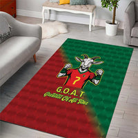 Portugal Seven Goat Flag Colors Area Rug