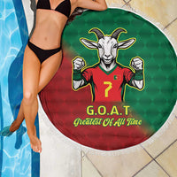 Portugal Seven Goat Flag Colors Beach Blanket