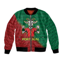Portugal Seven Goat Flag Colors Bomber Jacket