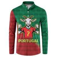 Portugal Seven Goat Flag Colors Button Sweatshirt