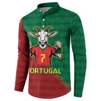 Portugal Seven Goat Flag Colors Button Sweatshirt