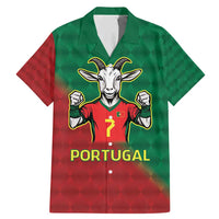 Portugal Seven Goat Flag Colors Family Matching Mermaid Dress and Hawaiian Shirt