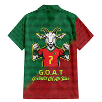 Portugal Seven Goat Flag Colors Family Matching Mermaid Dress and Hawaiian Shirt