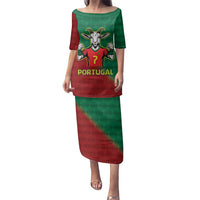 Portugal Seven Goat Flag Colors Family Matching Puletasi and Hawaiian Shirt