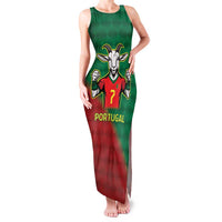 Portugal Seven Goat Flag Colors Family Matching Tank Maxi Dress and Hawaiian Shirt