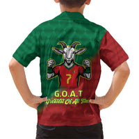 Portugal Seven Goat Flag Colors Kid Hawaiian Shirt
