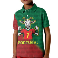 Portugal Seven Goat Flag Colors Kid Polo Shirt