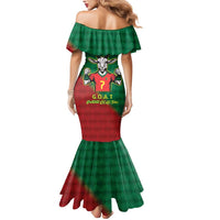 Portugal Seven Goat Flag Colors Mermaid Dress