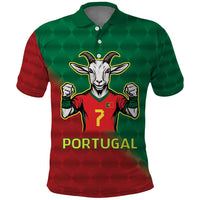 Portugal Seven Goat Flag Colors Polo Shirt