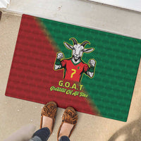 Portugal Seven Goat Flag Colors Rubber Doormat