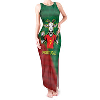 Portugal Seven Goat Flag Colors Tank Maxi Dress