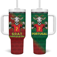 Portugal Seven Goat Flag Colors Tumbler With Handle