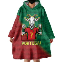 Portugal Seven Goat Flag Colors Wearable Blanket Hoodie