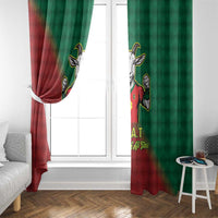 Portugal Seven Goat Flag Colors Window Curtain