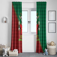 Portugal Seven Goat Flag Colors Window Curtain