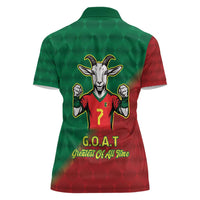 Portugal Seven Goat Flag Colors Women Polo Shirt