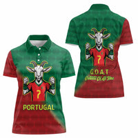 Portugal Seven Goat Flag Colors Women Polo Shirt