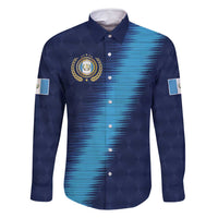 Guatemala Football Custom Family Matching Mermaid Dress and Hawaiian Shirt Go Los Chapines Blue Pattern