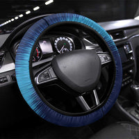 Guatemala Football Steering Wheel Cover Go Los Chapines Blue Pattern