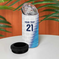 Guatemala Football Custom 4 in 1 Can Cooler Tumbler Go Los Chapines White Pattern