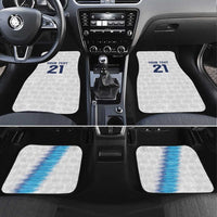 Guatemala Football Custom Car Mats Go Los Chapines White Pattern