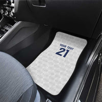 Guatemala Football Custom Car Mats Go Los Chapines White Pattern
