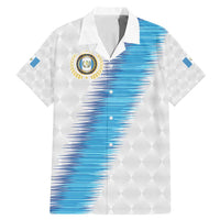 Guatemala Football Custom Family Matching Mermaid Dress and Hawaiian Shirt Go Los Chapines White Pattern