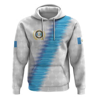 Guatemala Football Custom Hoodie Go Los Chapines White Pattern