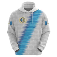 Guatemala Football Custom Hoodie Go Los Chapines White Pattern