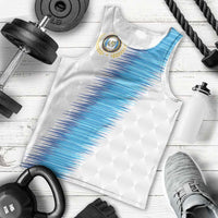 Guatemala Football Custom Men Tank Top Go Los Chapines White Pattern