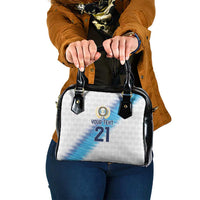Guatemala Football Custom Shoulder Handbag Go Los Chapines White Pattern