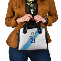 Guatemala Football Custom Shoulder Handbag Go Los Chapines White Pattern
