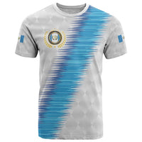 Guatemala Football Custom T Shirt Go Los Chapines White Pattern