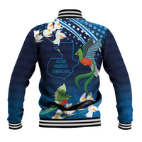Guatemala Quetzal Bird Baseball Jacket Libre Crezca Fecundo