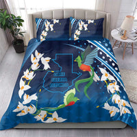 Guatemala Quetzal Bird Bedding Set Libre Crezca Fecundo