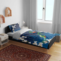 Guatemala Quetzal Bird Bedding Set Libre Crezca Fecundo