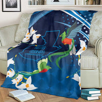 Guatemala Quetzal Bird Blanket Libre Crezca Fecundo