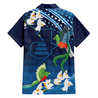 Guatemala Quetzal Bird Family Matching Puletasi and Hawaiian Shirt Libre Crezca Fecundo