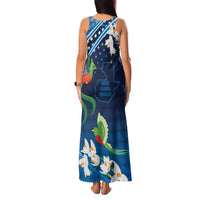 Guatemala Quetzal Bird Family Matching Tank Maxi Dress and Hawaiian Shirt Libre Crezca Fecundo
