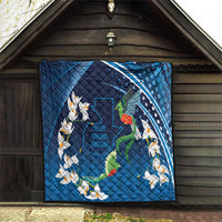 Guatemala Quetzal Bird Quilt Libre Crezca Fecundo