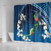 Guatemala Quetzal Bird Shower Curtain Libre Crezca Fecundo