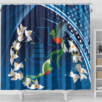 Guatemala Quetzal Bird Shower Curtain Libre Crezca Fecundo
